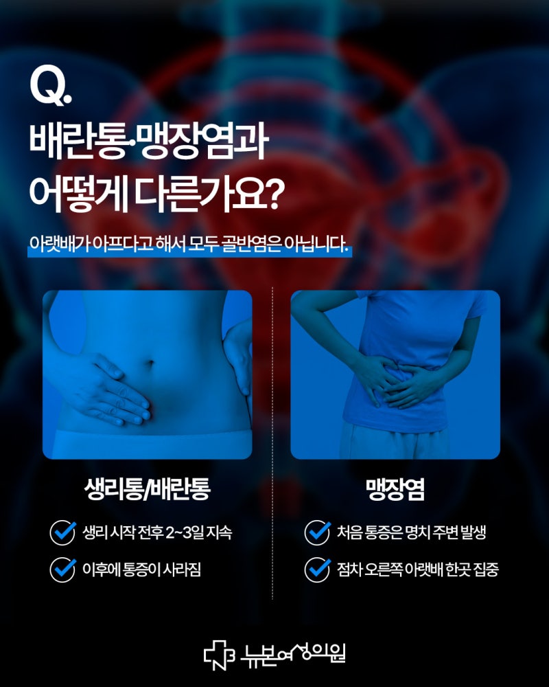 하단골반염 통증 위치는 정확히 어디일까?부위별 증상 자가 체크 사진 5